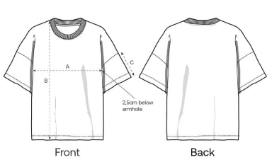 Guide des tailles T-shirt